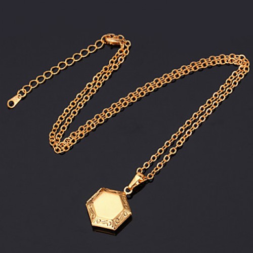 Golden Lockets Necklaces Wedding Jewelry