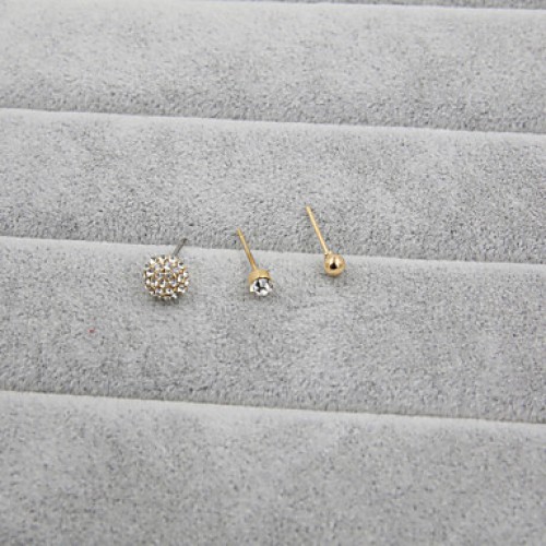 Earring Stud Earrings / Earrings Set Jewelry Women Wedding / Party / Daily / Casual / Sports Alloy / Rhinestone 6pcs