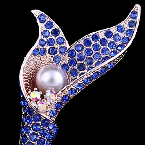 Women's Tulip Flower Brooch for Wedding Party Decoration Scarf ,Fine Jewelry