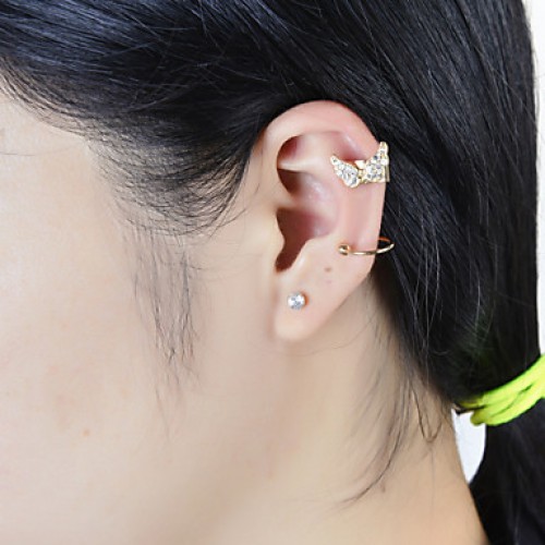 Earring Ear Cuffs / Earrings Set Jewelry Women Wedding / Party / Daily / Casual / Sports Alloy / Rhinestone 1set