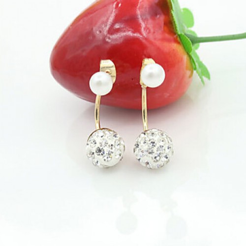 Earring Earrings Set Jewelry Women Daily / Casual Alloy / Imitation Pearl / Zircon 1 pair Gold / Silver