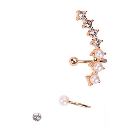 Earring Ear Cuffs / Earrings Set Jewelry Women Wedding / Party / Daily / Casual / Sports Alloy / Imitation Pearl / Rhinestone