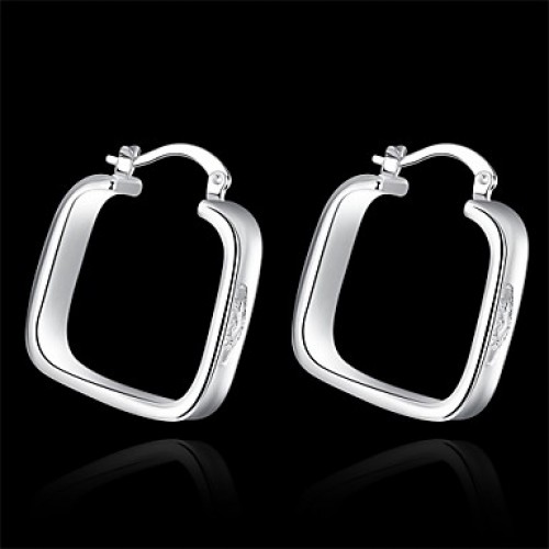 Earring Earrings Set Jewelry Women Wedding / Party / Daily / Casual Sterling Silver / Silver Plated 1 pair Silver