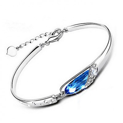 Women‘s 925 Silver High Quality Handwork Elegant Bracelet Christmas Gifts