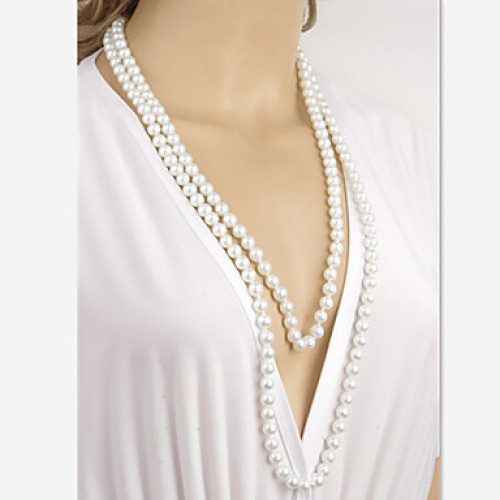 Necklace Chain Necklaces Jewelry Pearl W...