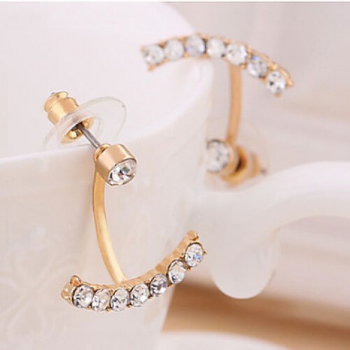 Earring Earrings Set Jewelry Women Daily / Casual Alloy / Rhinestone 1 pair Gold / Silver