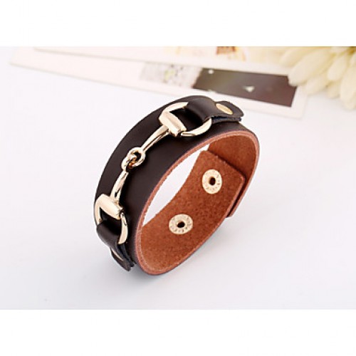 Vintage / Party / Work / Casual Leather Leather Bracelet