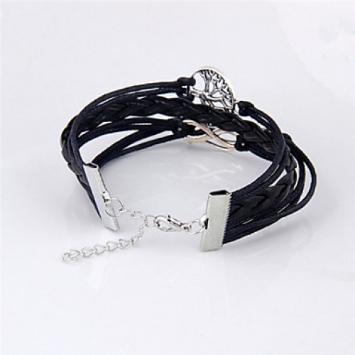 The New Fashion Women WovenVintage / Cute / Party / Casual Alloy / Fabric / Leather Braided/Cord Bracelet Christmas Gifts