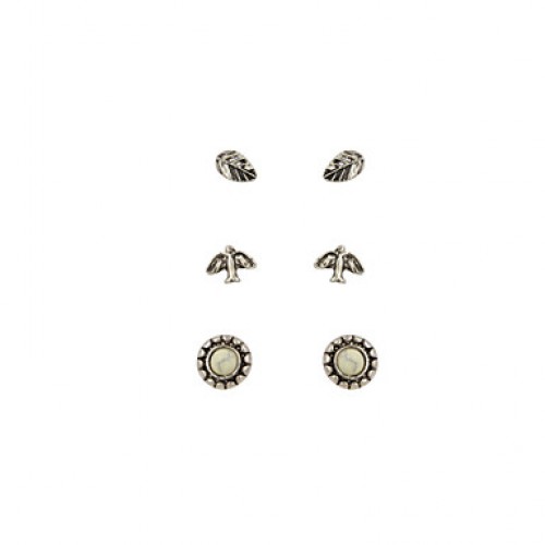 Earring Leaf Stud Earrings / Earrings Set Jewelry Women Party / Daily / Casual / Sports Alloy / Gem 6pcs