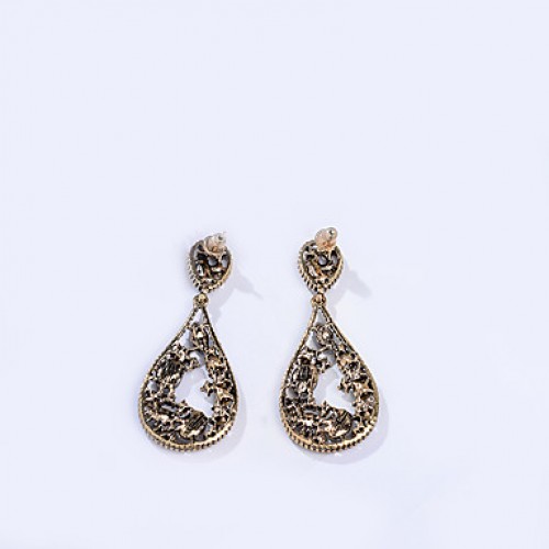 Earring Rhinestone Earrings Set Jewelry Women Wedding / Party Rhinestone / Silver Plated 1 pair Clear