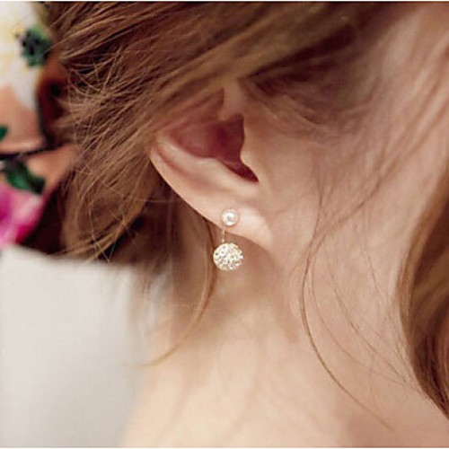 Earring Earrings Set Jewelry Women Daily / Casual Alloy / Imitation Pearl / Zircon 1 pair Gold / Silver