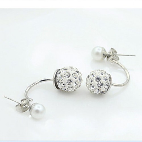 Earring Earrings Set Jewelry Women Daily / Casual Alloy / Imitation Pearl / Zircon 1 pair Gold / Silver