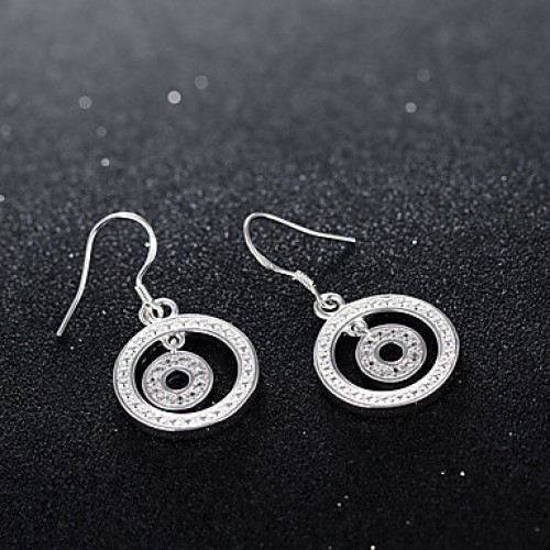 Earring Earrings Set Jewelry Women Wedding / Party / Daily / Casual 1 pair Silver / White