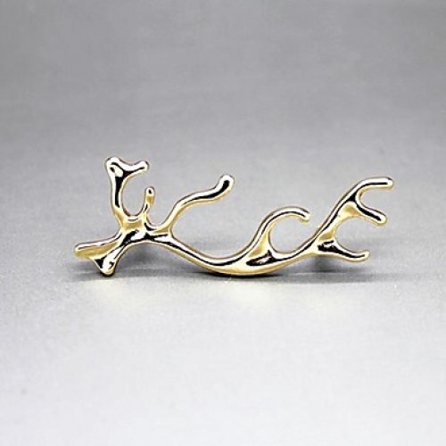 Women's Wild Fashion Multicolor Antlers Brooch