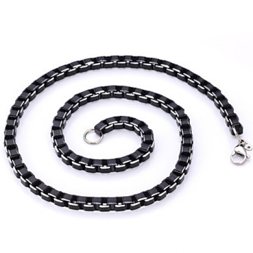 Cool Black Box Chains Aluminium Alloy Ne...