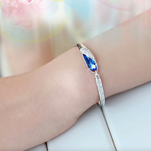 Women‘s 925 Silver High Quality Handwork Elegant Bracelet Christmas Gifts