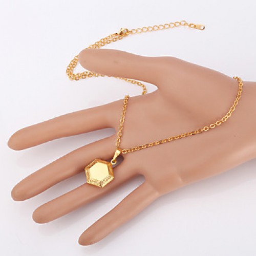 Golden Lockets Necklaces Wedding Jewelry