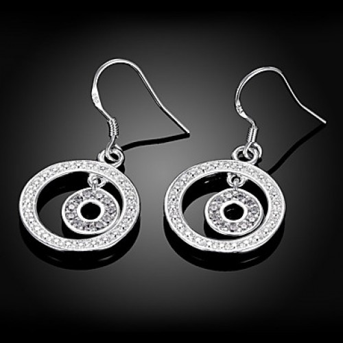 Earring Earrings Set Jewelry Women Wedding / Party / Daily / Casual 1 pair Silver / White