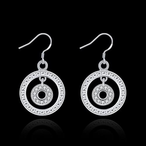 Earring Earrings Set Jewelry Women Wedding / Party / Daily / Casual 1 pair Silver / White